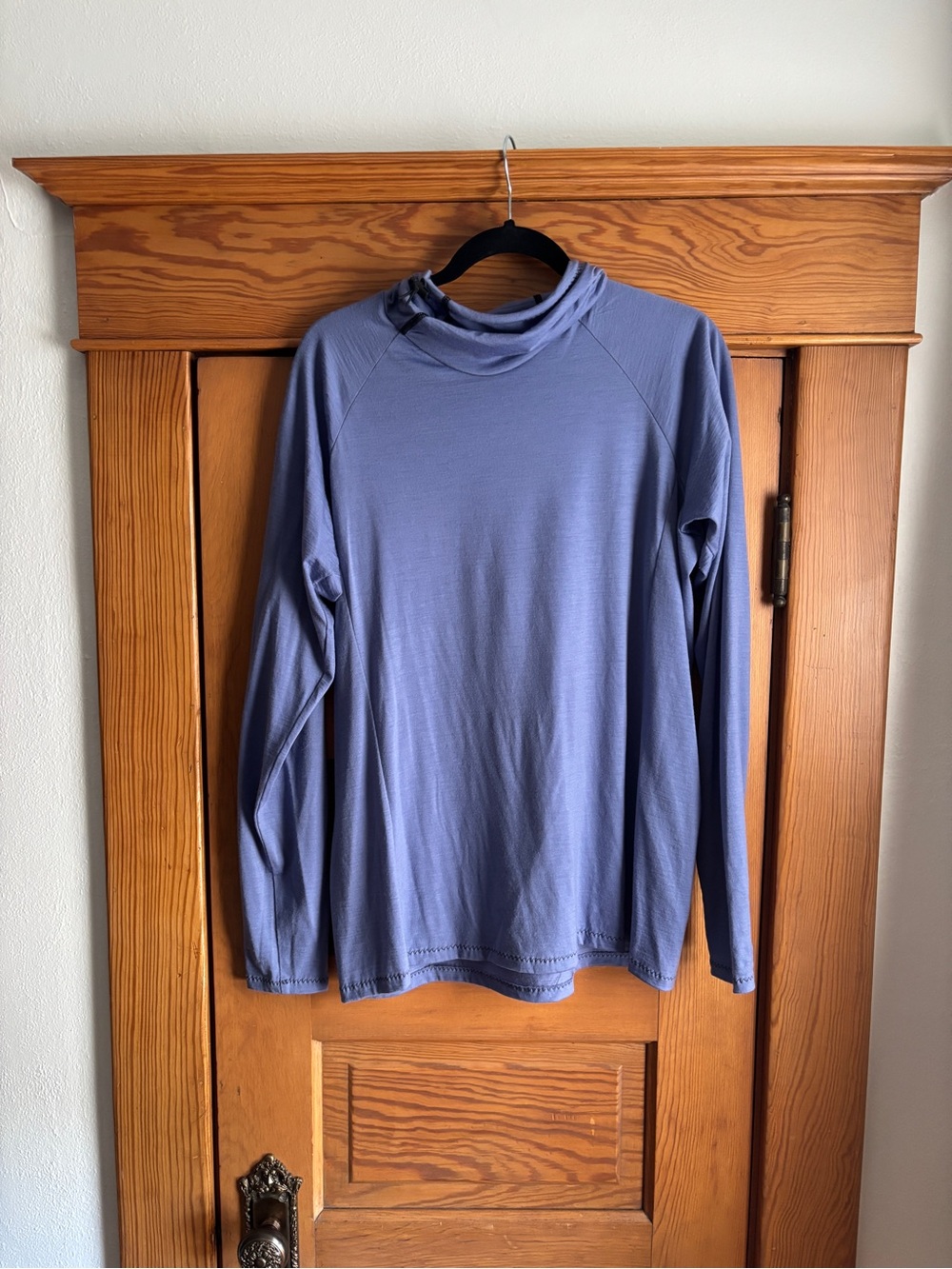Melanzana Merino Hoodie in Columbine Size Large